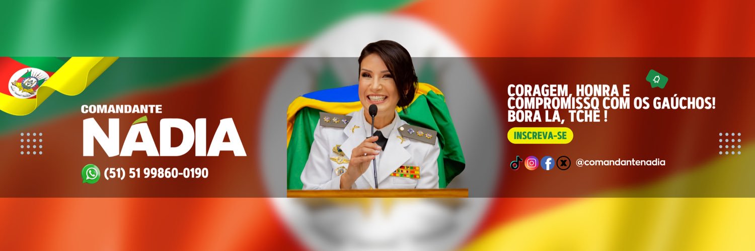 Comandante Nádia's banner