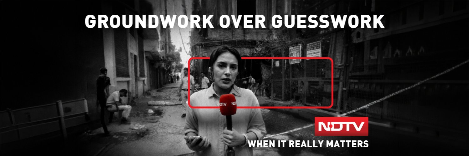 NDTV's banner