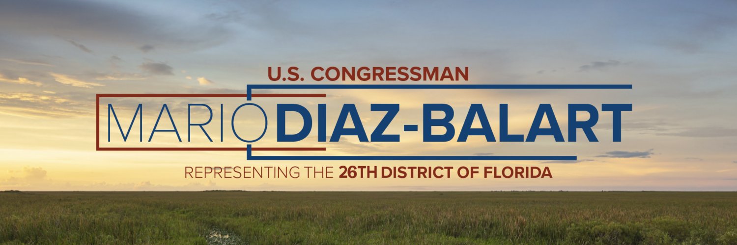 Mario Díaz-Balart's banner