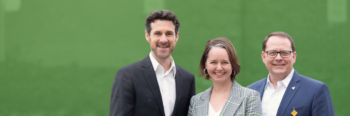 Green Party of Ontario's banner