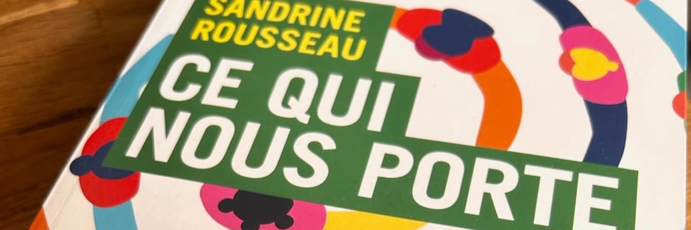 Sandrine Rousseau's banner