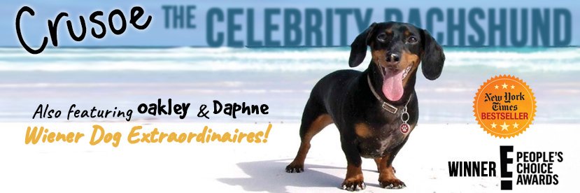 Crusoe the Dachshund's banner