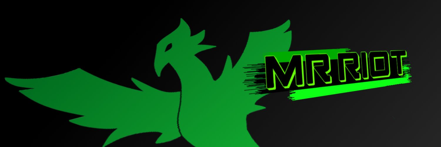 Mr Riot's banner