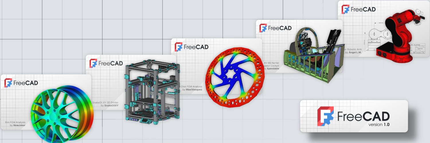 FreeCAD (CAD+CAM+CAE)'s banner