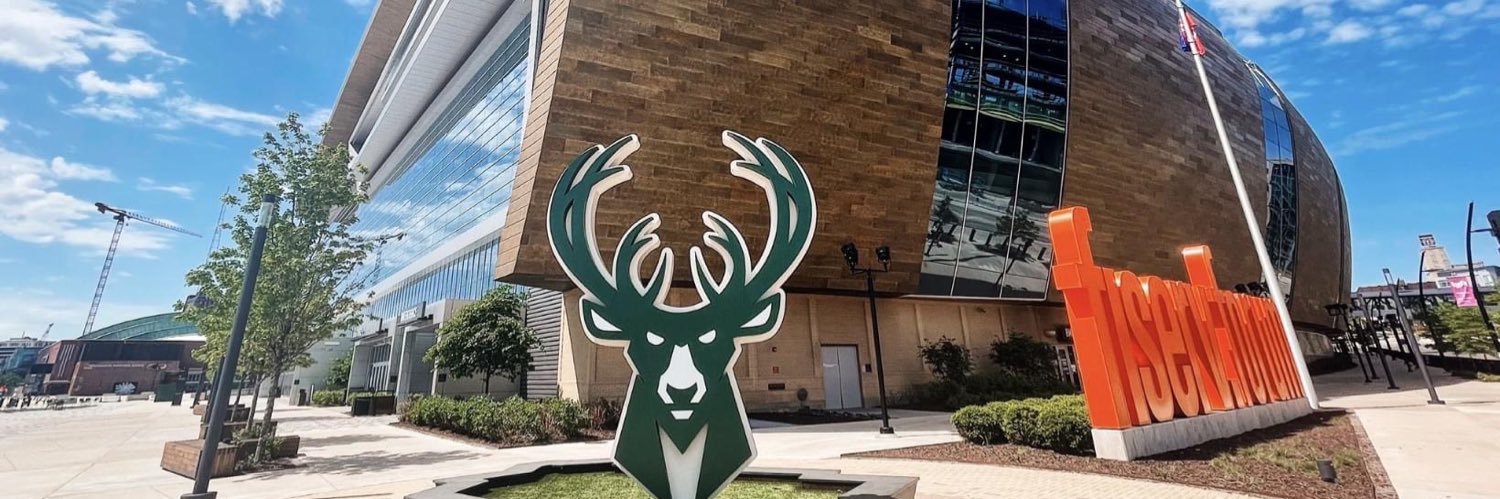 Fiserv Forum's banner