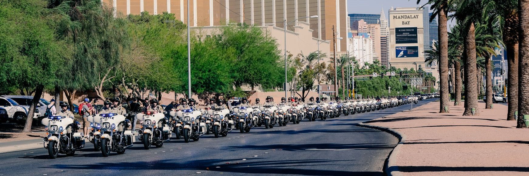 LVMPD Traffic Bureau's banner