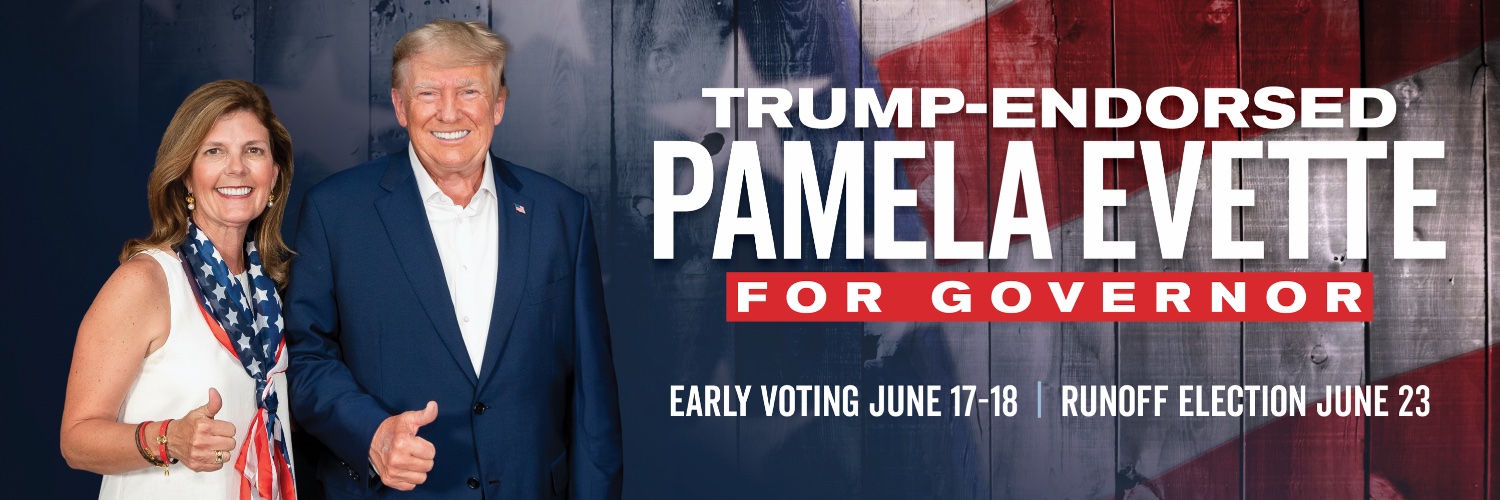 Lt. Gov. Pamela Evette's banner