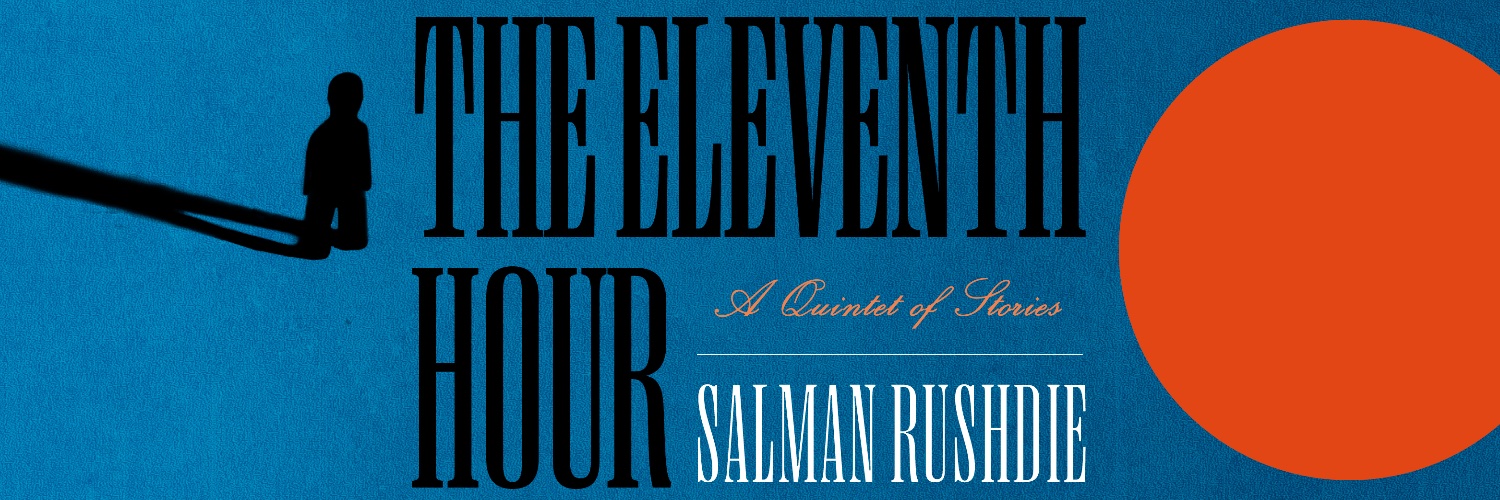 Salman Rushdie's banner