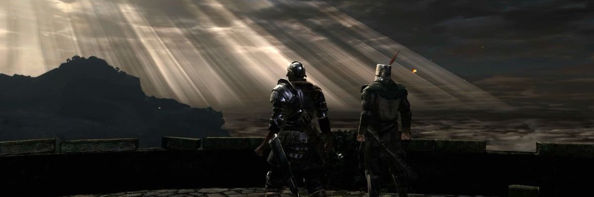 A faint light lost in the dark's banner