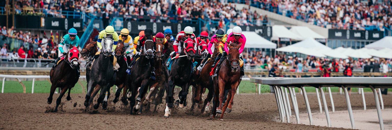 Woodbine Racetrack's banner