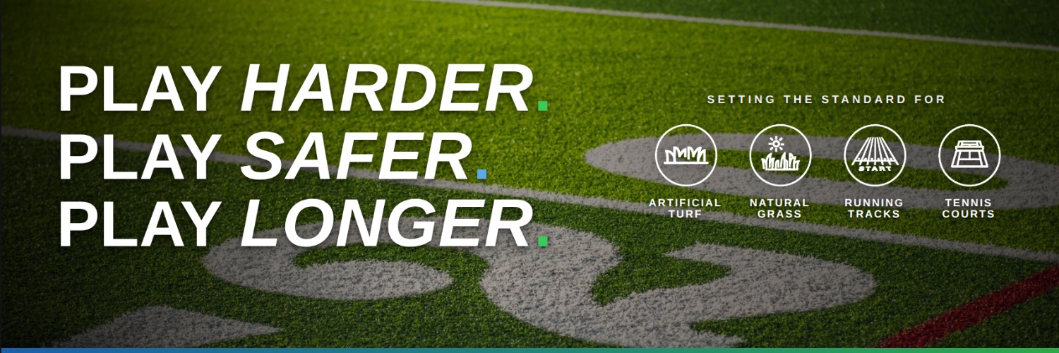 Sports Turf Company's banner