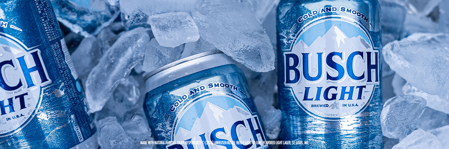 Busch Beer's banner