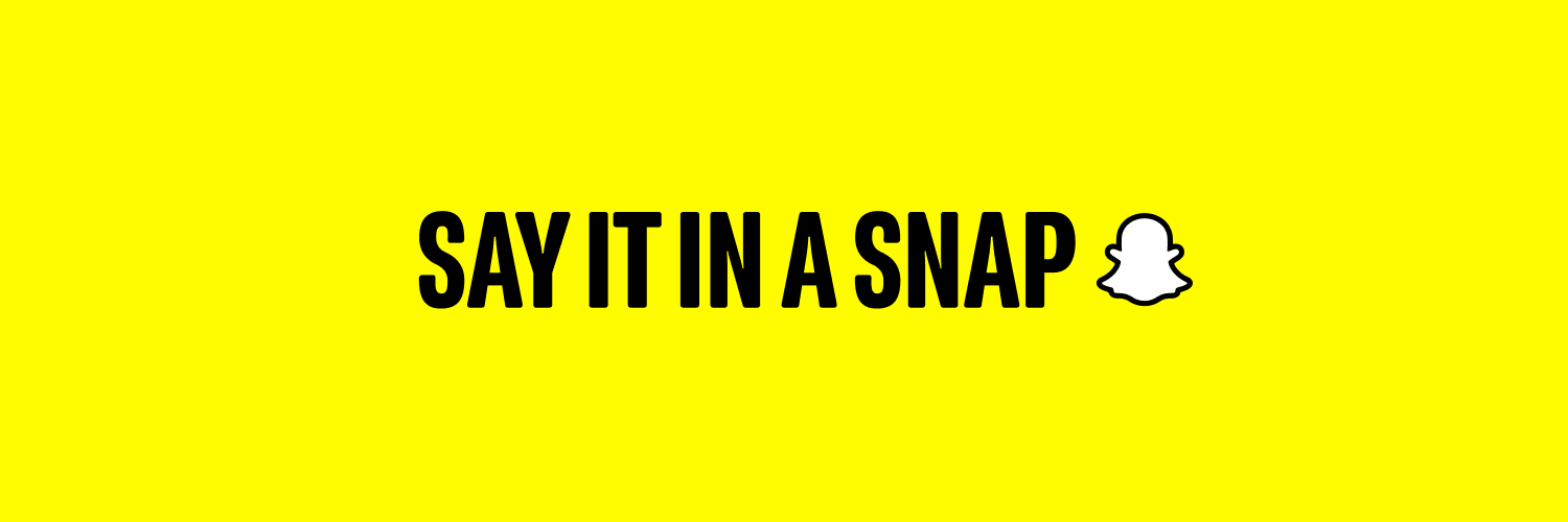 Snapchat's banner