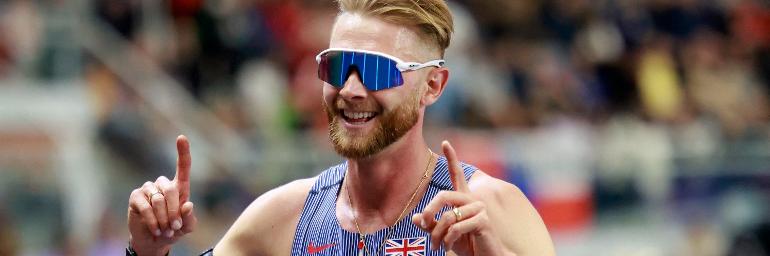 British Athletics's banner