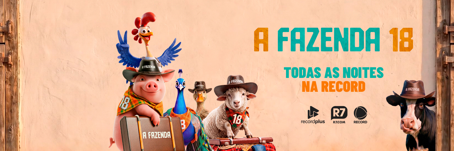 A Fazenda's banner