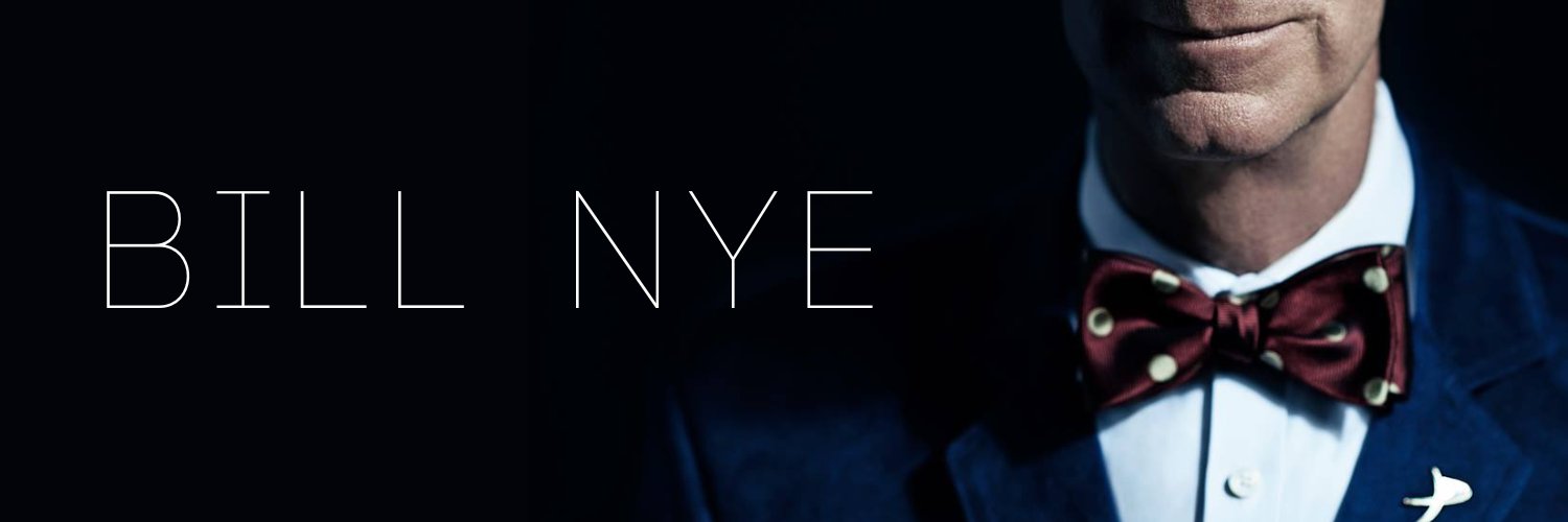 Bill Nye's banner