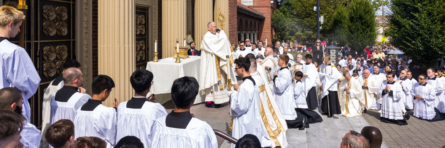 Archdiocese Portland's banner
