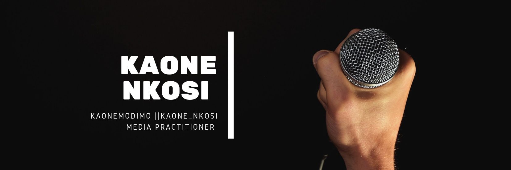 Kaonemodimo's banner