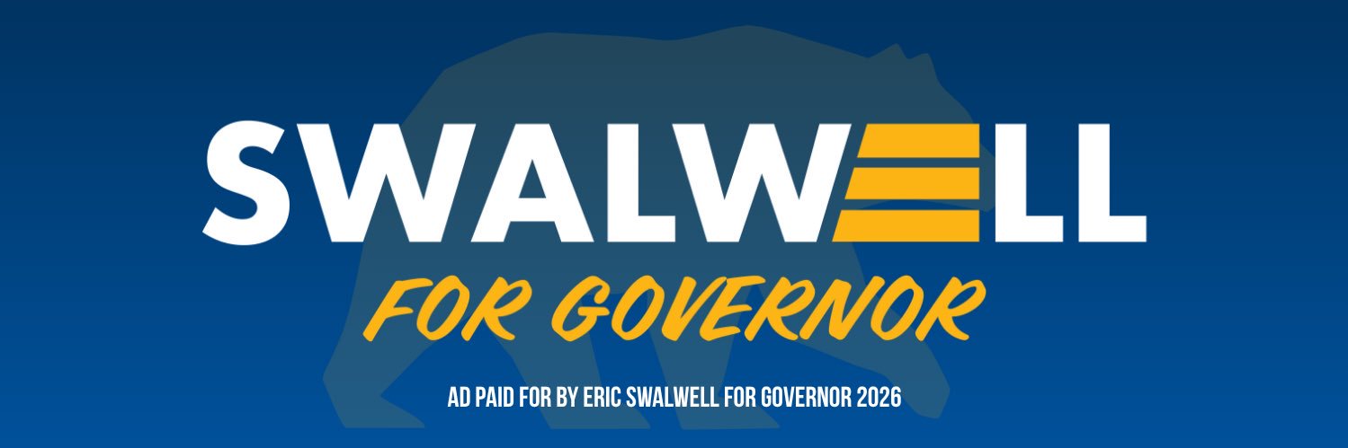Eric Swalwell's banner