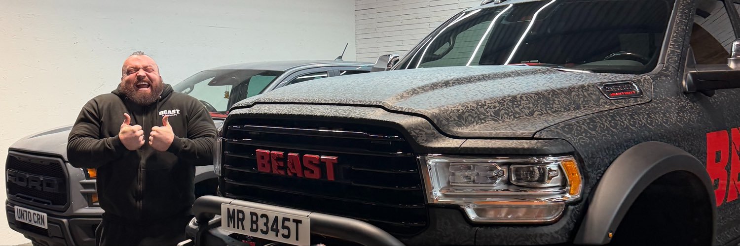 Eddie Hall - The Beast's banner