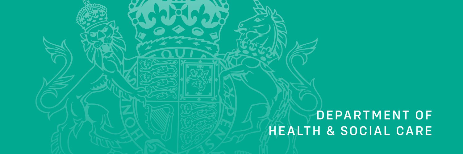 Department of Health and Social Care's banner