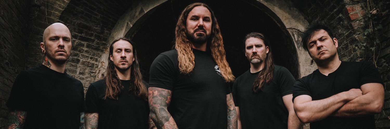 As I Lay Dying's banner