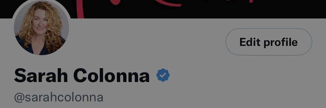 Sarah Colonna's banner