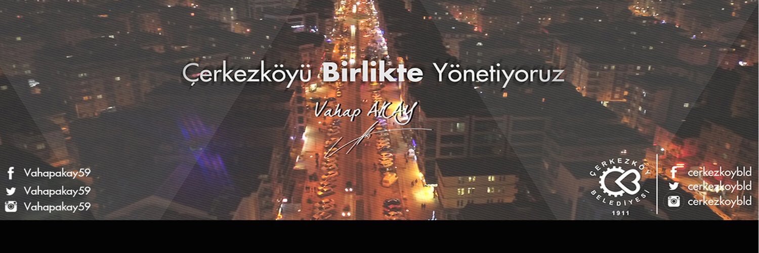 Çerkezköy Belediyesi's banner