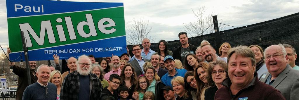 Paul Milde's banner