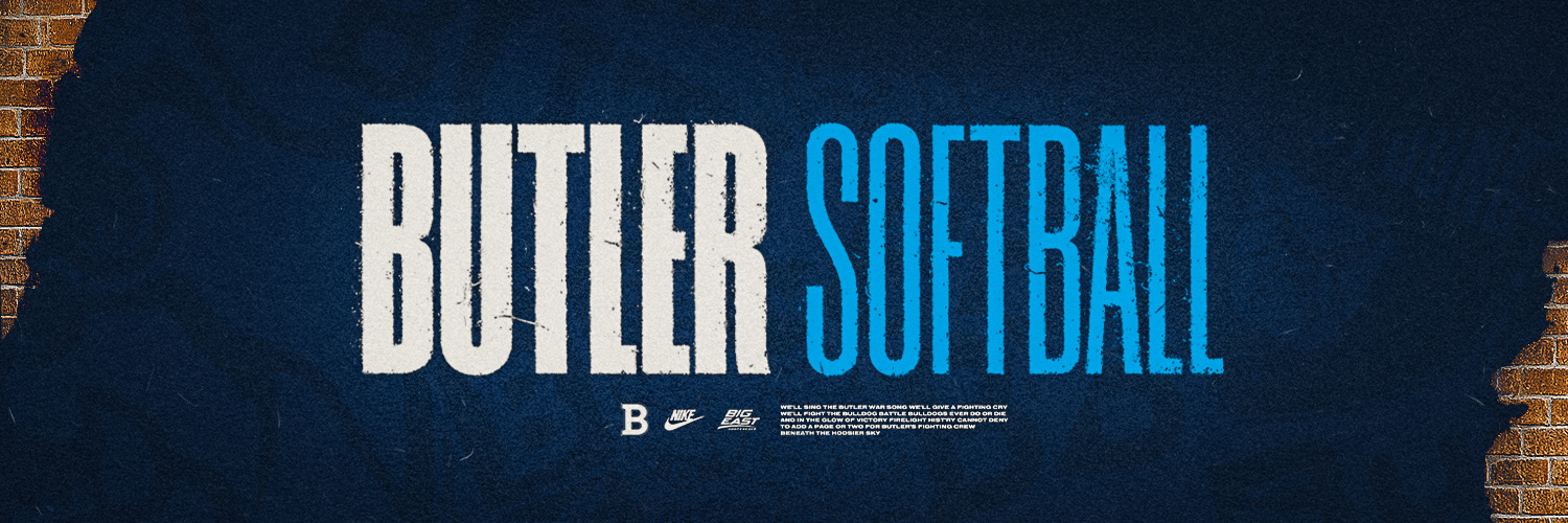 Butler Softball's banner