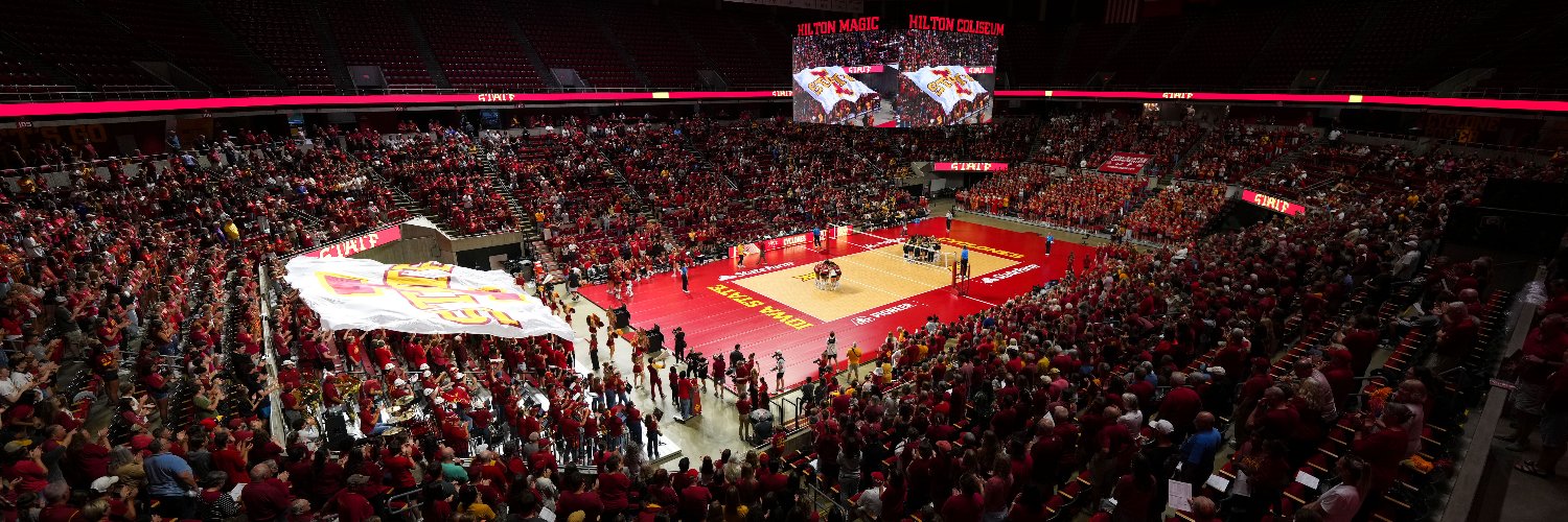 Iowa State Volleyball's banner
