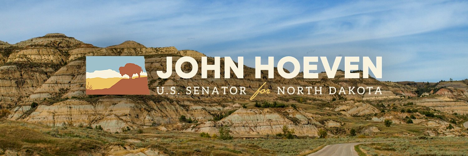Senator John Hoeven's banner