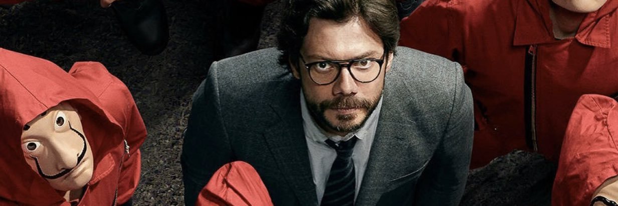 Alvaro Morte's banner