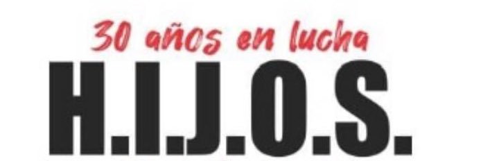 H.I.J.O.S. La Plata's banner