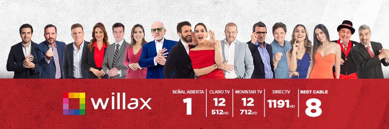 Willax Televisión's banner
