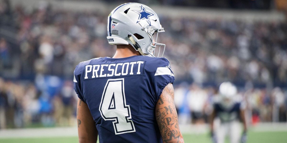 Dak Prescott's banner
