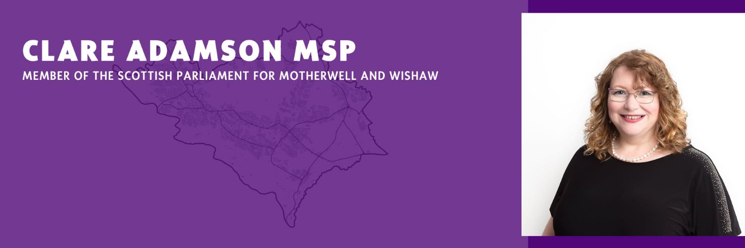 Clare Adamson MSP's banner
