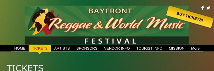 Bayfront Reggae Fest's banner