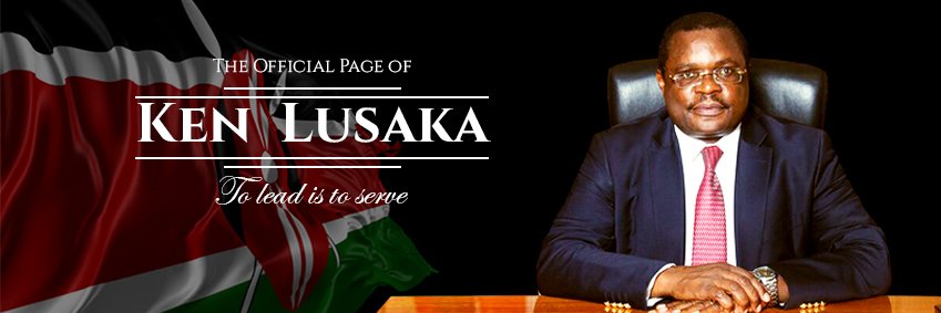 Rt Hon Kenneth Lusaka's banner
