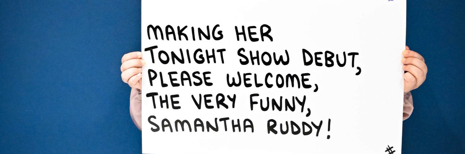 Samantha Ruddy's banner