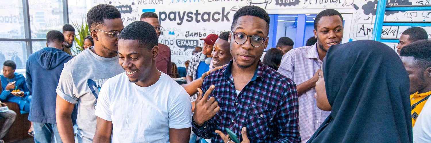 Paystack's banner