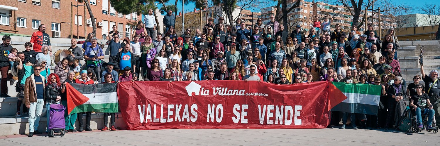 La Villana / PAH Vallekas's banner