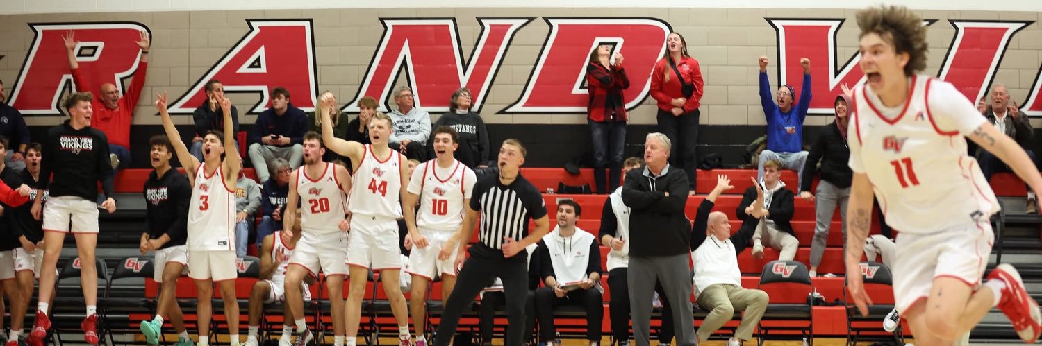 Grand View Men's Basketball's banner