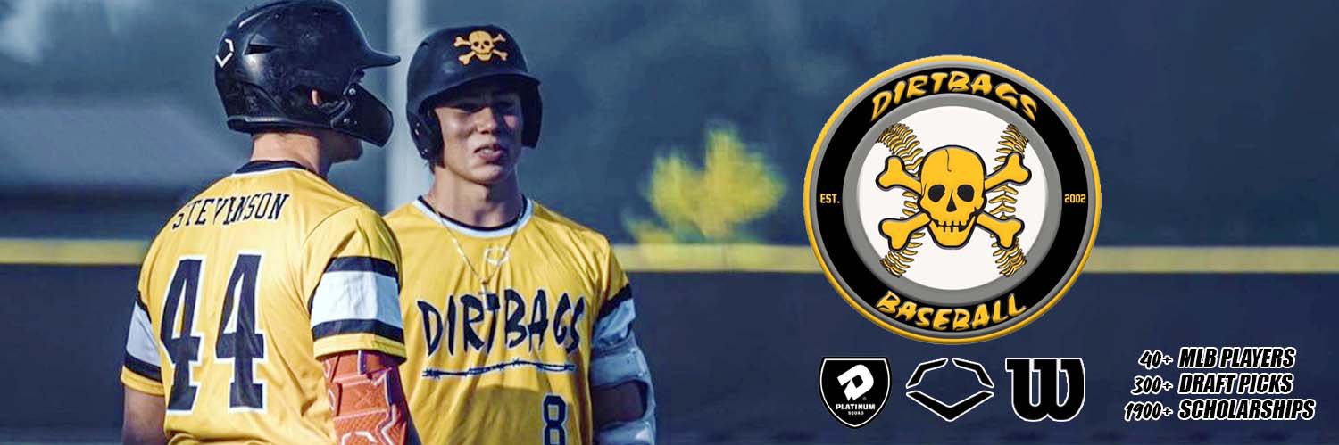 Dirtbags Baseball's banner