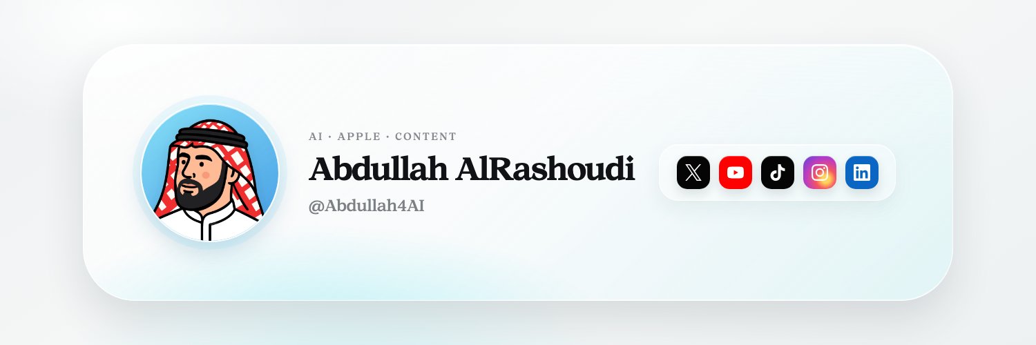 Abdullah4AI | عبدالله الرشودي's banner