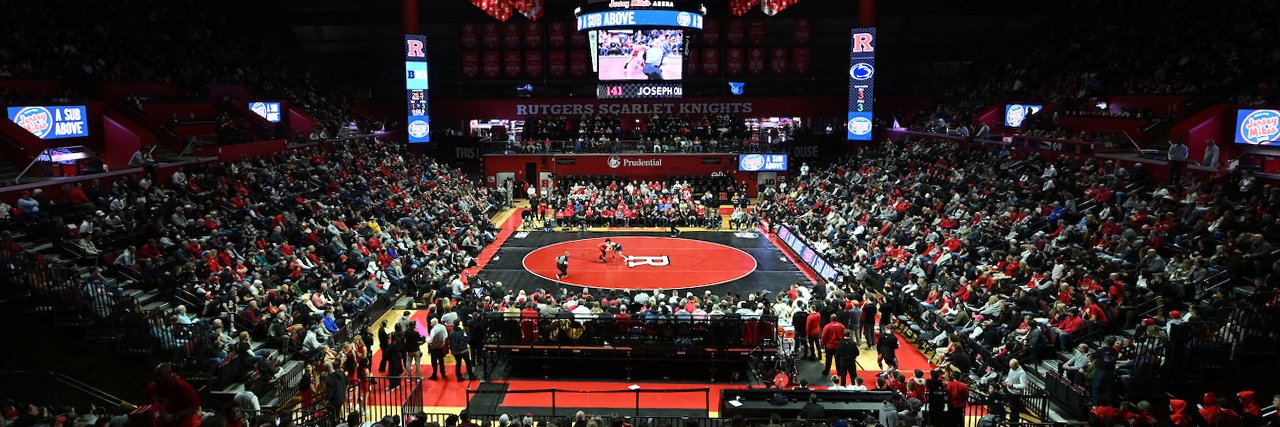 Rutgers Wrestling's banner