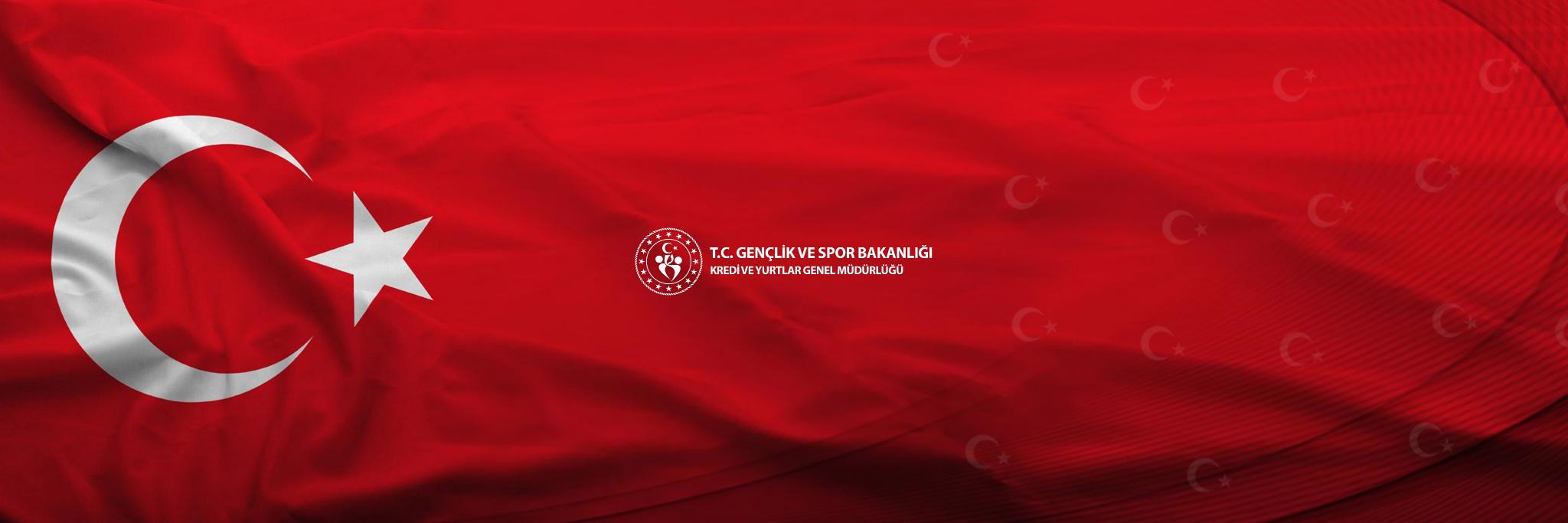 Kredi ve Yurtlar Genel Müdürlüğü's banner