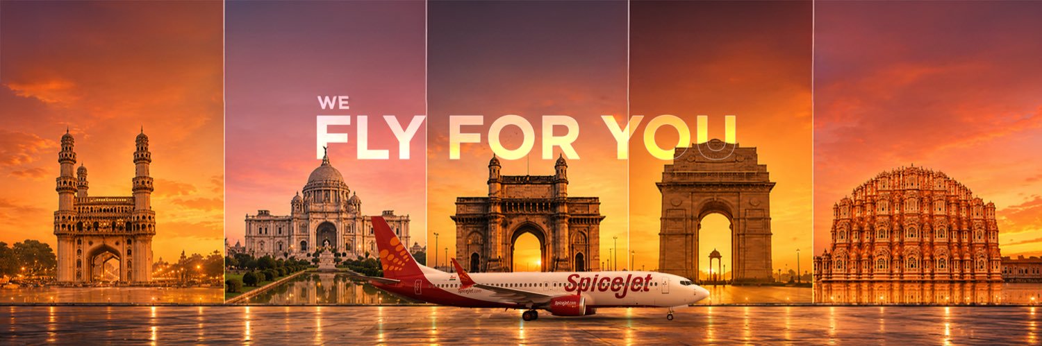 SpiceJet's banner