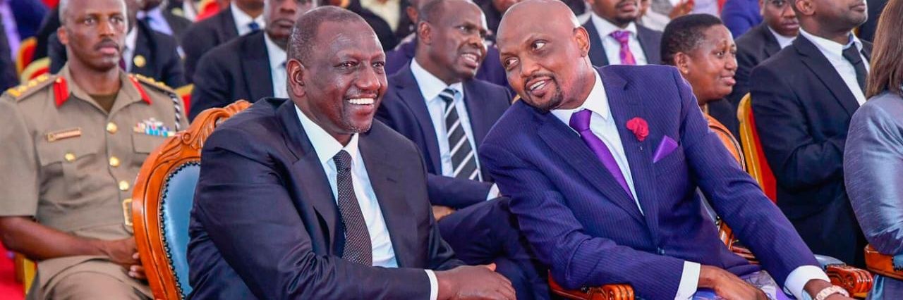 Hon.Moses Kuria,HSC's banner