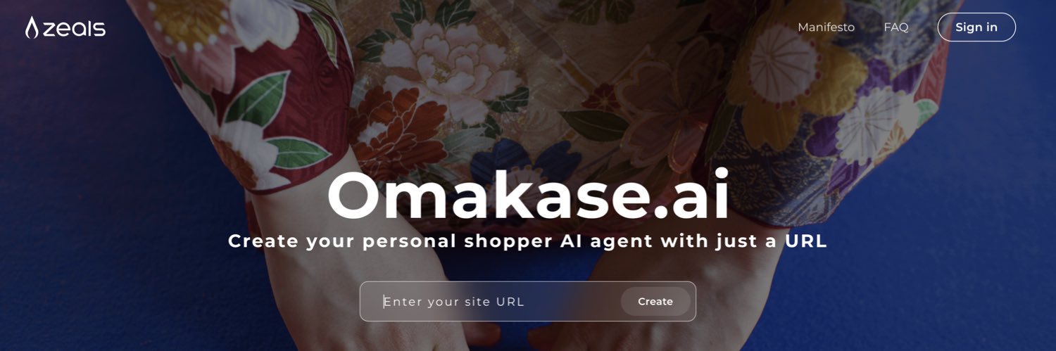 Masa - Omakase.ai / ZEALS's banner